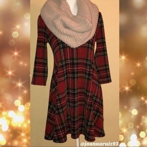 🌹🌲Plaid Holiday Dress🌲 🌹